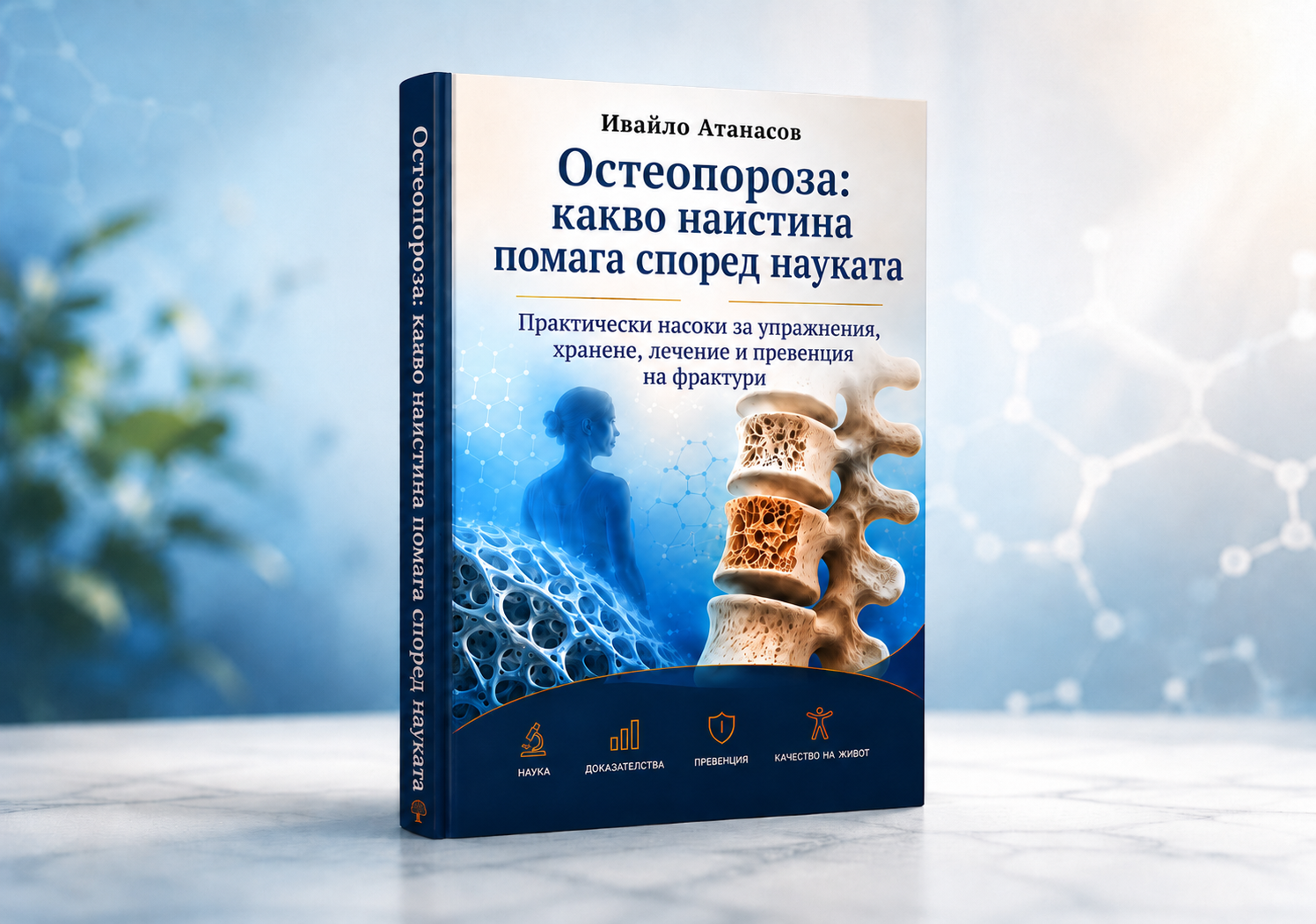 Книга „Остеопороза: какво наистина помага според науката“ от Ивайло Атанасов